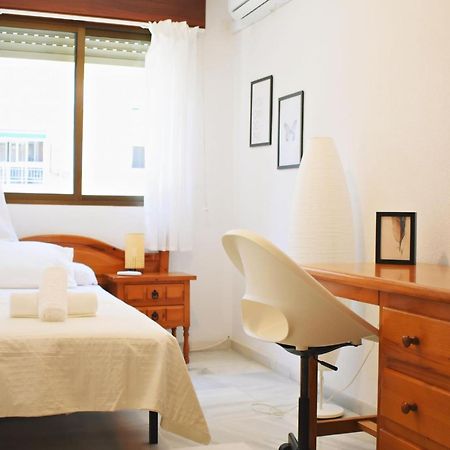 Amplio Y Luminoso Apartamento Cerca Del Centro Y La Playa Con Piscina Y Parking Privado Málaga Dış mekan fotoğraf